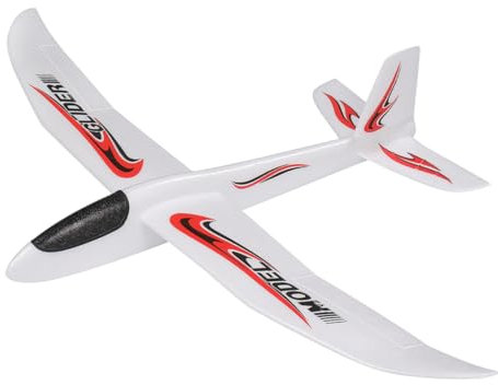 Toyvian 1 PC Schaum Segelflugzeug, 39 Zoll Große Wurfgleiter Flugzeuge Leichte Outdoor Fliegende Segelflugzeug Flugzeug Spielzeug für Mädchen Jungen