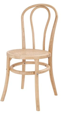 BUTLERS Kaffeehausstuhl 40x49x90 cm Ulmenholz - Wiener Melange