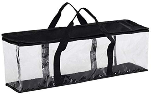 Comie Weihnachtspapier Aufbewahrungs Tasche, PVC Geschenkpapier Organizer Slim Underbed Gift Rollentasche Ornament Tasche Dekoration Box