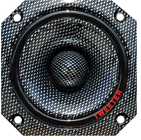 MASTER AUDIO 1 BST07/4 super tweeter driver da 8,00 x 8,00 cm quadrato 150 watt rms 300 watt max 4 ohm 104 db portiere sportelli auto spl, 1 pezzo