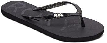 Roxy Damen Viva Sparkle Sandale, Schwarz, 37 EU