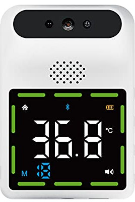 BuyWeek Infrarot-Thermometer, K88 Berührungsloses digitales Thermometer Wandmontiertes IR-Temperaturmessgerät mit Sprachalarm