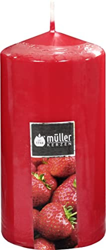 Müller: Duftstumpen 130/65 mm - Erdbeer-Liebe (6 Stück)