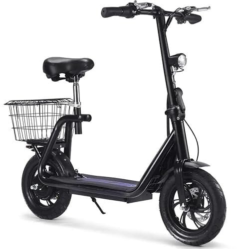 Electric Scooter Adult, E Scooter Long Range, Max Speed 25km/h, 350W Motor, Triple Braking System, Foldable and Portable