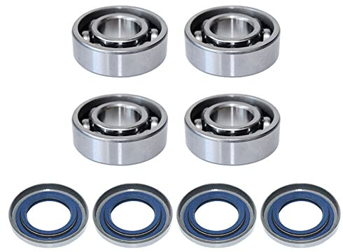 Gubeter Kit Cuscinetto a Sfere Albero Motore, Motosega per Husqvarna 51 55 254 257 262 357 359, 505275719, 738220225