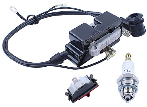 Gubeter Zündspulenmodul-Kit, für Husqvarna 340 345 346 346Xp 350 351 353 357 357Xp 359 Kettensäge, 537162204 544047101,