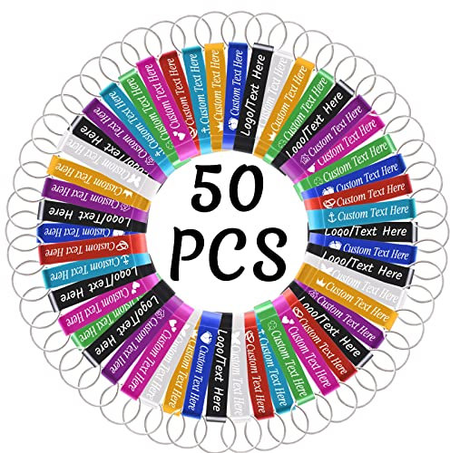 50 Pezzi Personalizzato Apribottiglie Portachiavi Bulk Apri Bottiglia di Birra Personalizzato con Logo Testo Inciso Apribottiglie di Nozze Favori-Assortito
