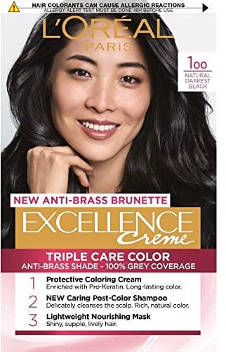L'Oréal Paris Excellence Creme Coloration, 1 - Black