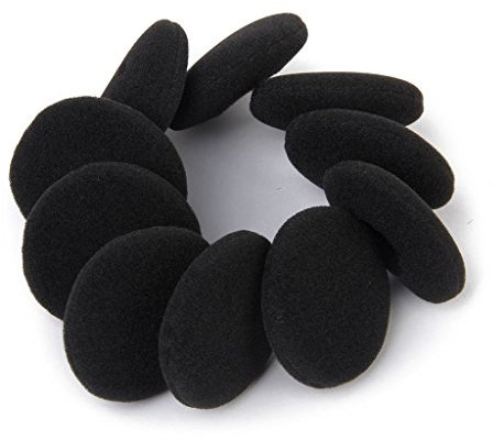 Josenidny 5 paia di cuscini auricolari neri per MDR-Q55 MDR-Q21LP Q22 Q68 Q38 BT140Q