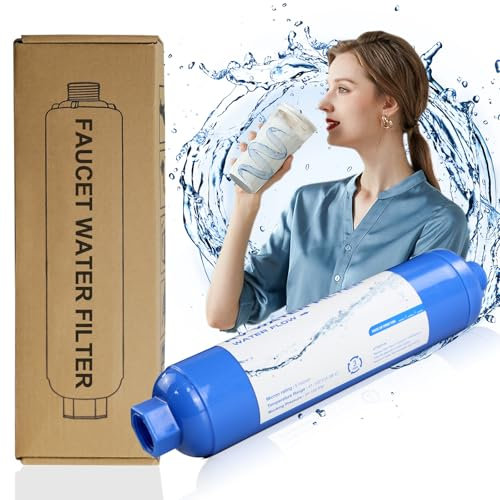 GAOZHI Wasserfilter Trinkwasser für Wasserhahn, Untertisch Wasserfiltersystem10000 Liter Hohe Kapazität Wasserfilter Trinkwasser,Filtrationssystem mit Ultra Adsorptivem Material, Reduziert Chlor, Blei