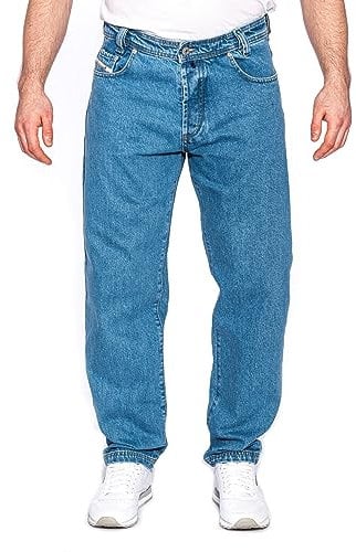 Picaldi® Zicco 472 Jeans | Loose & Relaxed Fit | Karottenschnitt Hose | Lässig & Locker Geschnitten (W42/L32, Stone)