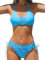 Cupshe 2-teiliges Bikini-Set für Damen mit geflochtenen Trägern und wendbarem Unterteil, S