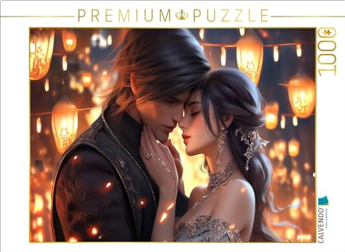 Puzzle · Zärtlichkeit - Manga Style | 1000 Teile · Lege-Größe 64 × 48 cm · CALVENDO Puzzle