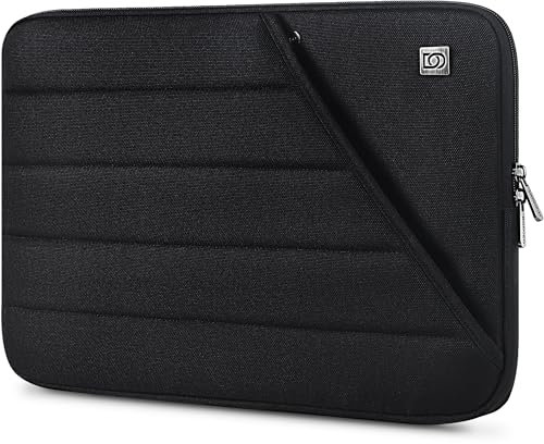 DOMISO 14 inch Water Resistant Laptop Sleeve bag Carrying Case for 14 MacBook Pro/MacBook Air/Dell Latitude/Lenovo IdeaPad/Acer Aspire/13.5 Microsoft Surface Book,Black