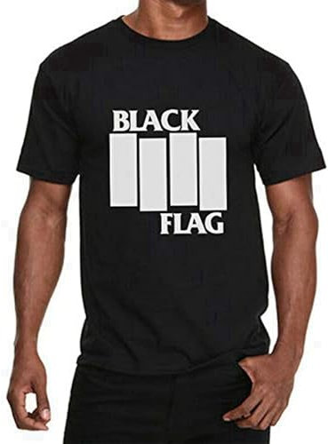 Black Flag Rock Band T-Shirt Unisex Music Punk Rock Band Black Flag T-Shirt for Men Black 3XL