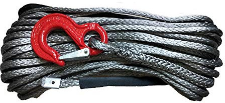 Abschleppseile 16mm x 30m hochwertige synthetische Winch Seil Faser mit Haken