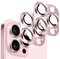 Kucheed 2 Piezas Protector de Lente de Cámara para iPhone 13 Pro/iPhone 13 Pro MAX, Decoración de Aluminio de Una Pieza con Diseño de Textura 3D, Cubierta Trasera de Protección Total para Cámara