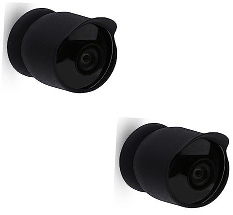 DOITOOL 2pcs Outdoor Camera Protective Housing Nest Camera Case Weatherproof Silicone Cover