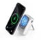 Magnetic Wireless Power Bank 26800mAh, PD 22.5W Type-C Fast Charging Portable Charger 5 Outputs, Battery Pack for Magsafe Built in Cables with Stand LED Display for iPhone 16/15/14/13/12 Series-White