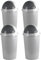 Sterling Ventures 4 Large Home & Kitchen Premium Bullet Bins 50Litres Grey Dustbins Office Bins Premium Plastic (Grey X4)