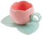 KOCKSHION 1 Impostato Set Tazze Da Caffè in Ceramica Conosci La Tazza Tazza Di Tulipano in Porcellana Tazza Da Caffè in Porcellana Tazze Di Tulipani Tazza Floreale Tazze Da Tè Rosa