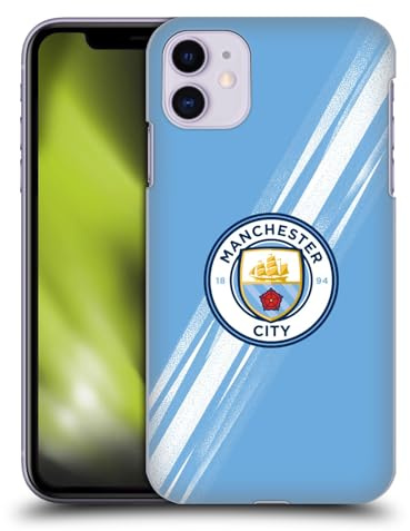 Head Case Designs Offizielle Manchester City Man City FC Home 2025/26 Ausweis-Set Harte Rueckseiten Handyhülle kompatibel mit Apple iPhone 11
