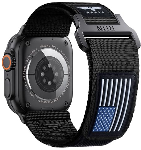 Kompatibel mit Apple Watch Ultra 2 Armband 49mm, Atmungsaktive Ersatz Armband für Apple Watch Ultra 2/Ultra für Männer