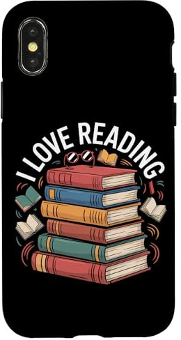 Amo leggere gli appassionati di libri Custodia per iPhone X/XS