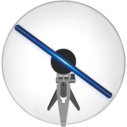 3D Hologramm Projektor Desktop LED Fan Bildschirm Acryl Abdeckung Sicherheit Anti-Touch WiFi Steuerung DIY Bild HD 1600 * 224 Hologramm Lampe