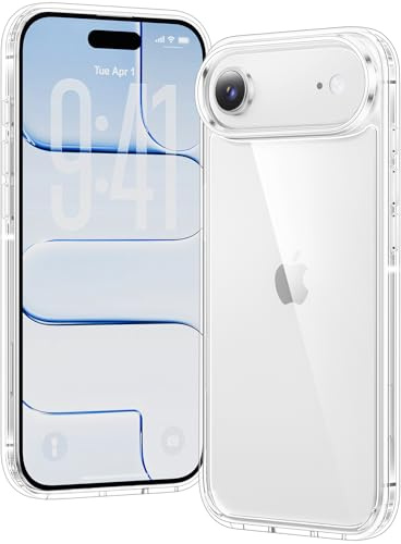 Voyahülle Hülle für iPhone Air Hülle, Anti-Vergilbung Transparent Handyhülle Stoßfest Schutzhülle, Premium Kratzfeste Case für iPhone 17 Air - Durchsichtig