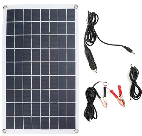 Gavigain Chargeur de Panneau Solaire Silicium Polycristallin 16W 18V Double Sortie USB pour Voyage en Plein Air