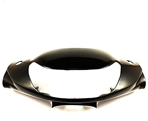LENKERVERKLEIDUNG LAMPENMASKE SCHEINWERFER VERKLEIDUNG in SCHWARZ für BAOTIAN BT49QT-9N KYMCO 50 oder FLEX TECH CHINA ROLLER