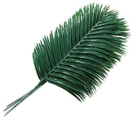WINOMO Feuilles Tropicales, Feuille de Palmier Artificielle Feuilles de Plantes pour Maison Mariage de décoration 10pcs