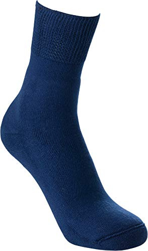Cosyfeet Gripped Socks - Bright Navy - L