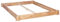 vidaXL Eichenholz Massiv Bettgestell ohne Matratze Bettrahmen Doppelbett Jugendbett Holzbett Massivholzbett Futonbett Bett Schlafzimmer 160x200 cm