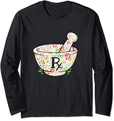 Tecnico di farmacia - Pestello e mortaio - Farmacista Maglia a Manica