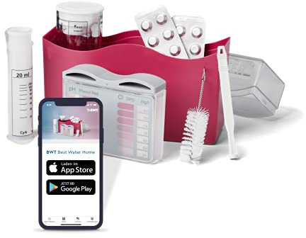 BWT AQA marin Pooltester 5 in 1, Poolwasser-Beratung App | Überprüfung von 5 Parameter, Automatische Poolwasser-Beratung, App-Unterstützung