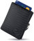 Manufaktur Nikita® Mini Wallet | RFID geschützte Geldbörse aus echtem Leder | für Karten Scheine und Münzen | Portemonnaie für Damen und Herren |in Einer schönen Geschenkbox (Carbon Look Schwarz)