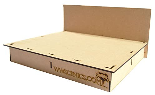War World Scenics Diorama Board Type 1 Rectangle – Model Scenery & Miniatures Display Mount