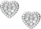 Fossil Ohrringe Für Frauen Sterling Silber, 9.1mm X 9.1mm Silber Sterling Silber Ohrringe, JFS00568040