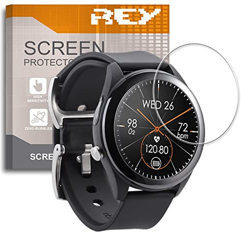 REY Pack 6X Displayschutzfolie für ASUS VIVOWATCH SP, Premium-Qualität
