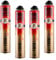 B1 Montageschaum 750ml, Brandschutzschaum schwer entflammbar, feuchtigkeitshärtend, PU Pistolenschaum, Montageschaum, Bauschaum, Füllschaum, Dämmschaum (4x Brandschutzschaum)
