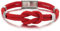 COOLSTEELANDBEYOND Uomo Donna Braccialetto di Amicizia, Nodi Marinari Nodo Nautico Rosso Cotone Cinghie Braccialetto, Fascia di Polso