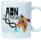 El Cajon Friki Tazas Originales de café y desayuno Regalos Divertidos para Regalar a Amantes de los Perros - ADN Perruno - Cerámica 350 ml - Compatibles con Lavavajillas y Microondas