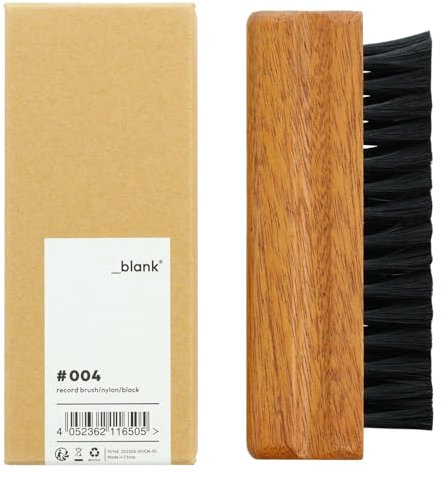 _blank #004bk | Spazzola per Dischi in Vinile | Nylon | Nero