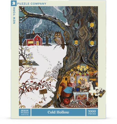 New York Puzzle Company Loré Pemberton Cold Hollow – 1000 Teile Puzzle für Familienspielabende von Loré Pemberton