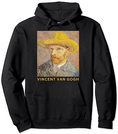 Vincent Van Gogh Self-Portrait with a Straw Hat Pullover Hoodie