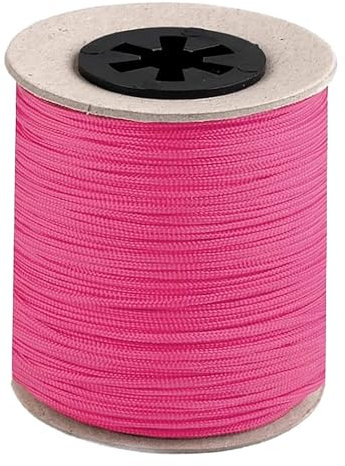 100m Schmuckschnur 1,5mm Jalousieschnur Zugschnur Schmuckkordel Polyester Farbwahl, Farbe:magenta