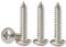 M4*50 Phillips Pan Head Wood Screws 304 Stainless Steel Self-Tapping Screws for Wood Full Thread Woodworking fastener (20pcs)