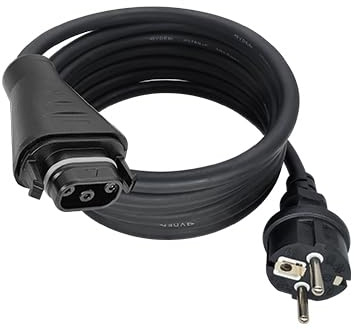 BC-05 Buchse zu Schuko Stecker Anschlusskabel, AC Kabel 2M/3M/5M/10M,BC-05 Anschlussleitung zum AC-Anschluss für Serie HMS-Mikro-Wechselrichter (10M)